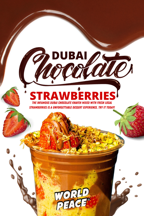 Dubai Chocolate Strawberries - Always Fresh!