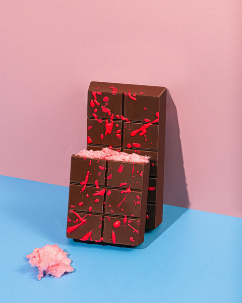 Pink Cotton Candy Chocolate Bar