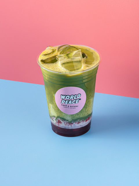 Strawberry Matcha Latté