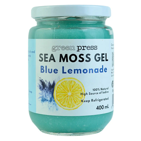 Sea Moss Gel: Blue Lemonade