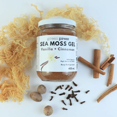 Sea Moss Gel: Vanilla + Cinnamon