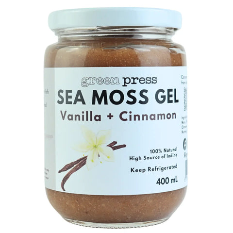Sea Moss Gel: Vanilla + Cinnamon