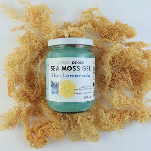 Sea Moss Gel: Blue Lemonade