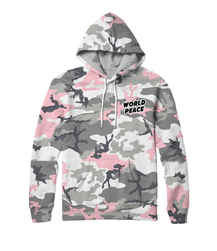 Pink 2025 camouflage hoodies
