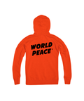 WORLD PEACE ORIGINAL HOODIE / ORANGE - World Peace Initiative