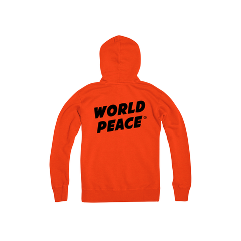 WORLD PEACE ORIGINAL HOODIE / ORANGE - World Peace Initiative