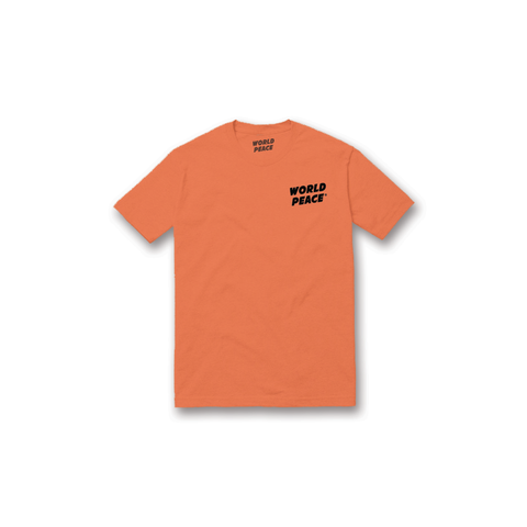ORIGINAL TEE / BLACK ON ORANGE - World Peace Initiative