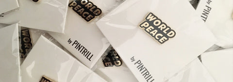 World Peace Logo Pin by Pintrill - World Peace Initiative