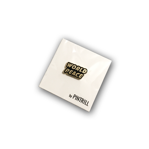 World Peace Logo Pin by Pintrill - World Peace Initiative